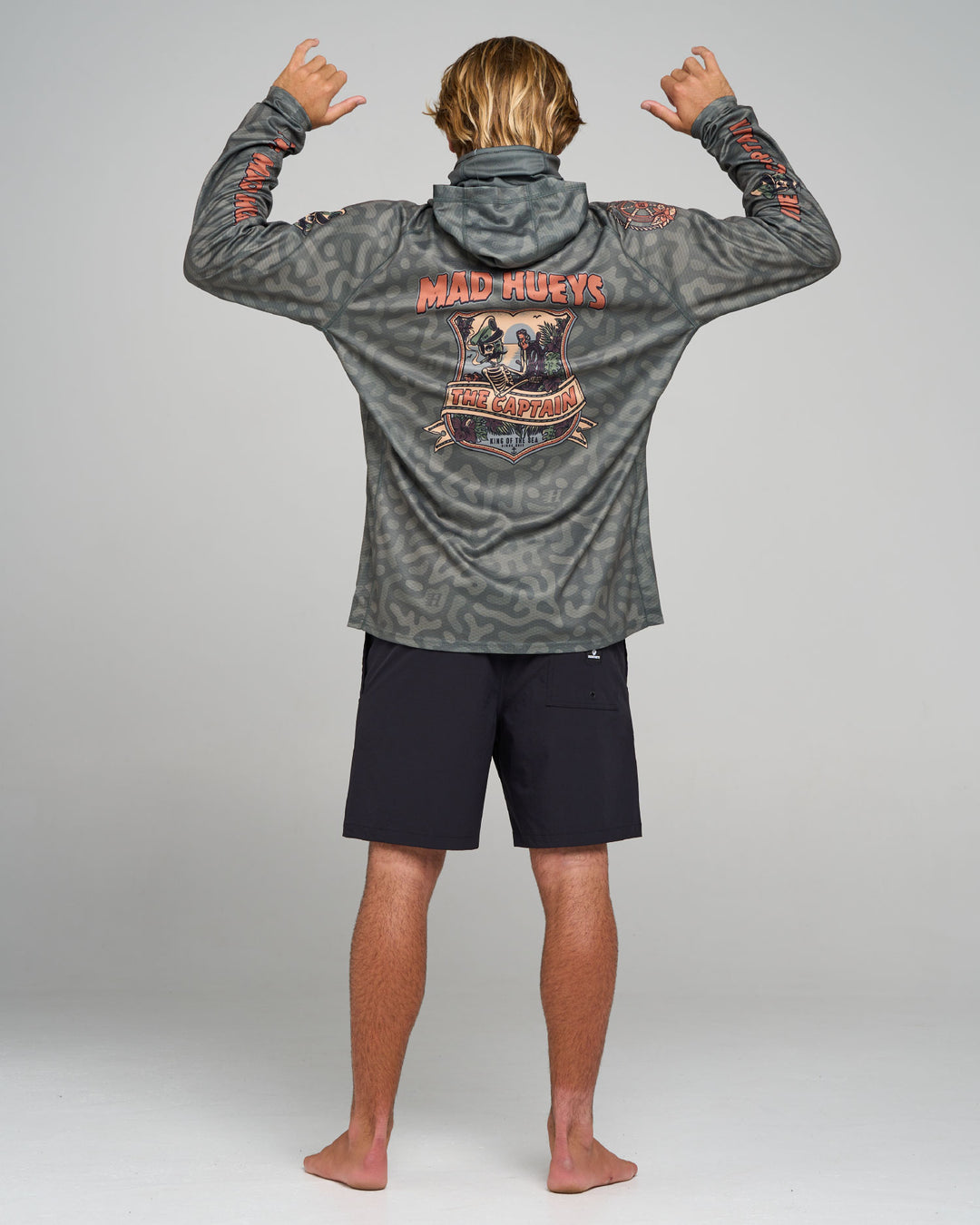 CAPTAIN TWO FACED | UPF 50+ HOODED FISHING JERSEY - OLIVE