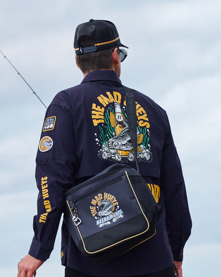 BEERAMUNDI | UPF 50+ FISHING SHIRT - NAVY