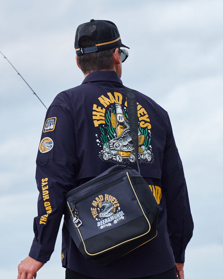 BEERAMUNDI | UPF 50+ FISHING SHIRT - NAVY