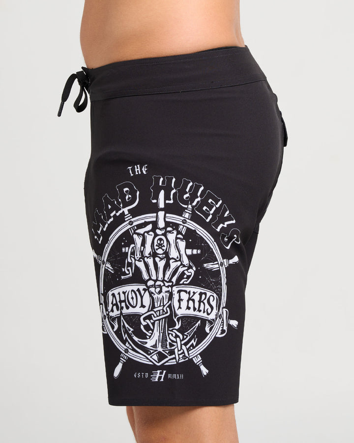CHAIN FKRS | 19" BOARDSHORT - BLACK