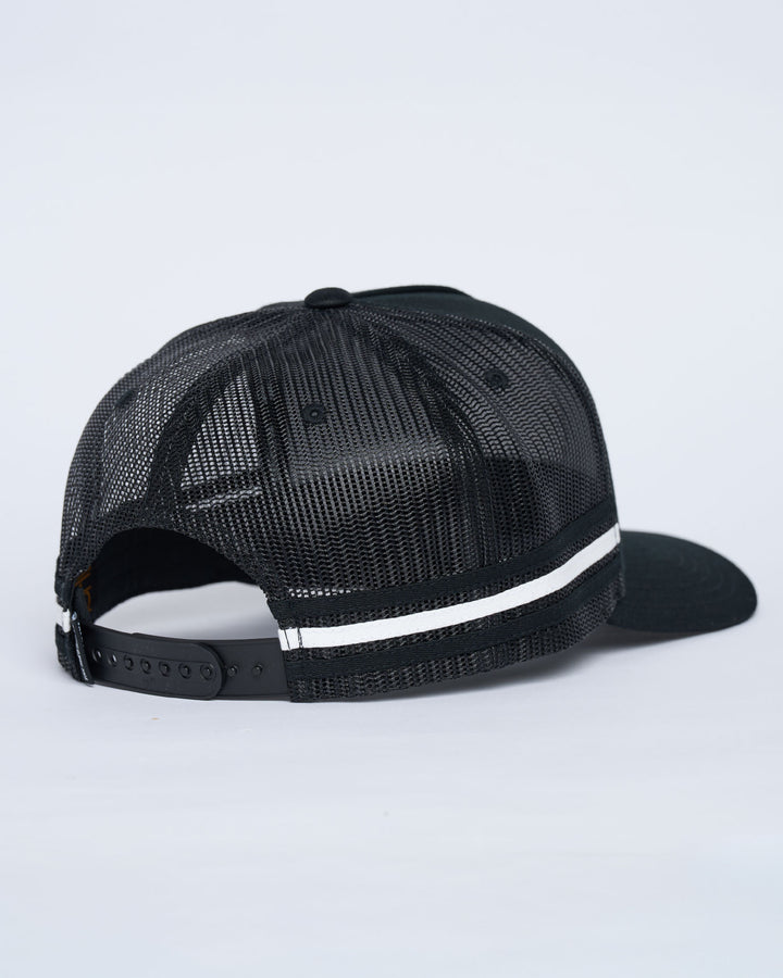 H SERIES SPLIT | TWILL TRUCKER - BLACK