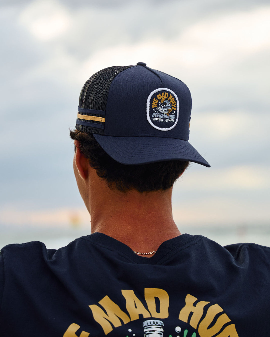 BEERAMUNDI | TWILL TRUCKER - NAVY