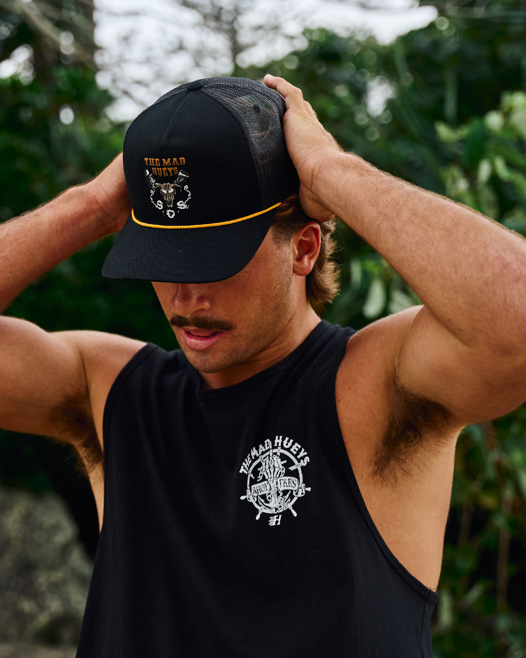 SOS | TWILL TRUCKER - BLACK