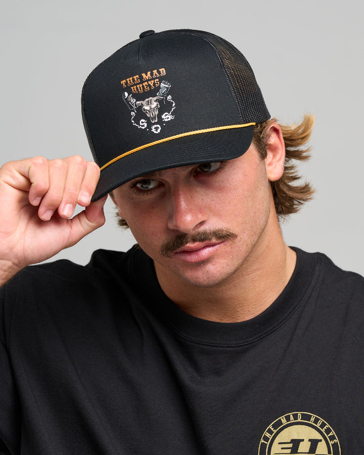 SOS | TWILL TRUCKER - BLACK