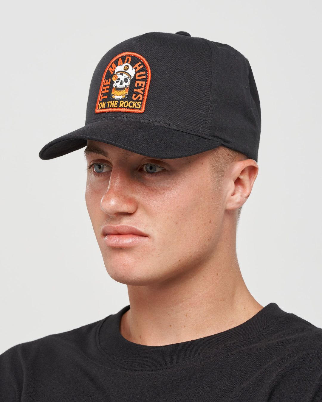 TRIPLE ON THE ROCKS | TWILL SNAPBACK - WASHED BLACK