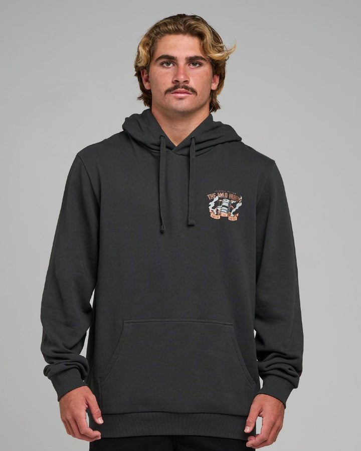 KEGS KELLY | HOODED PULLOVER - VINTAGE BLACK