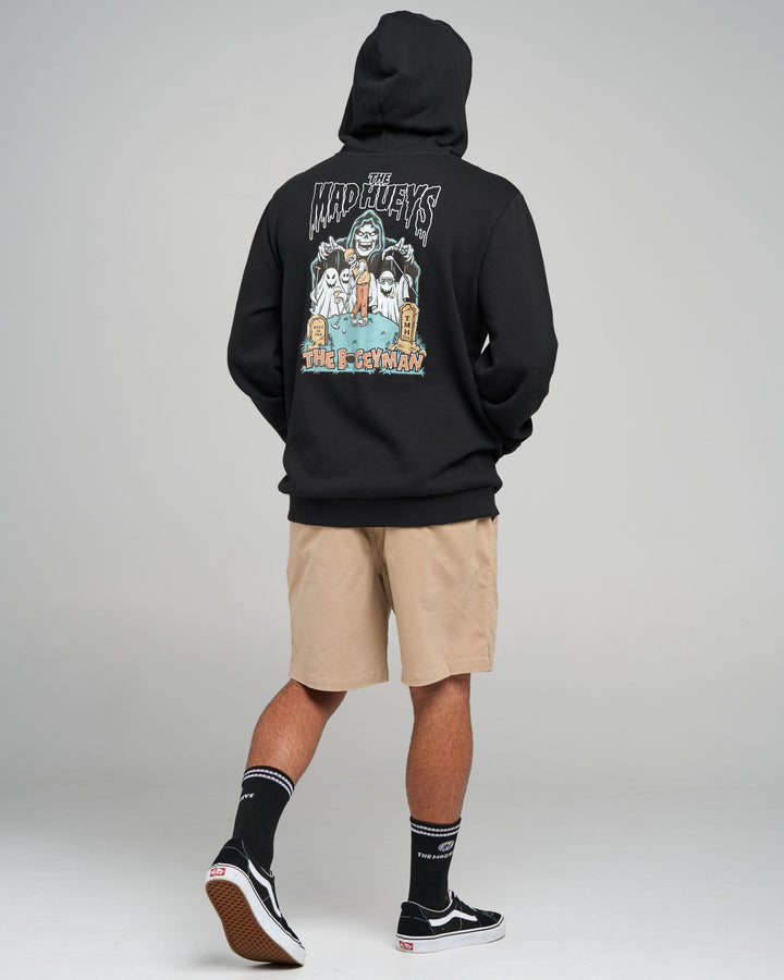 BOGEYMAN | HOODED PULLOVER - BLACK