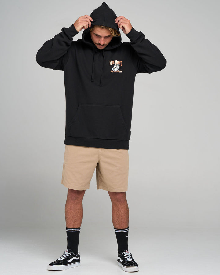 BOGEYMAN | HOODED PULLOVER - BLACK