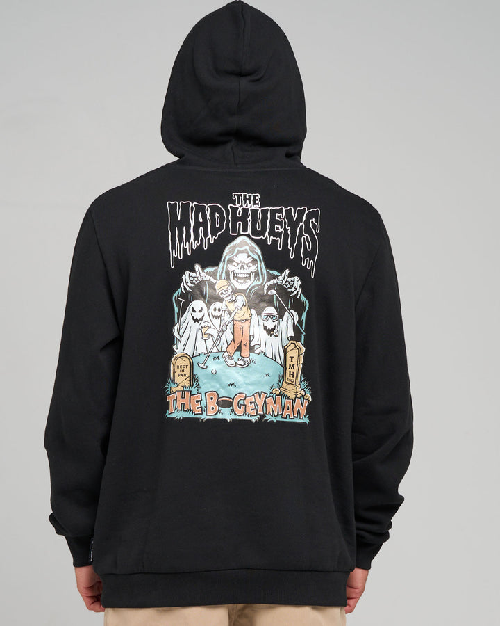BOGEYMAN | HOODED PULLOVER - BLACK