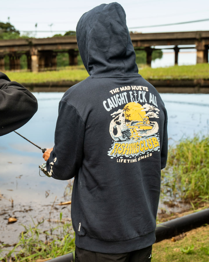 CAUGHT FK ALL JAW | PULLOVER - NAVY