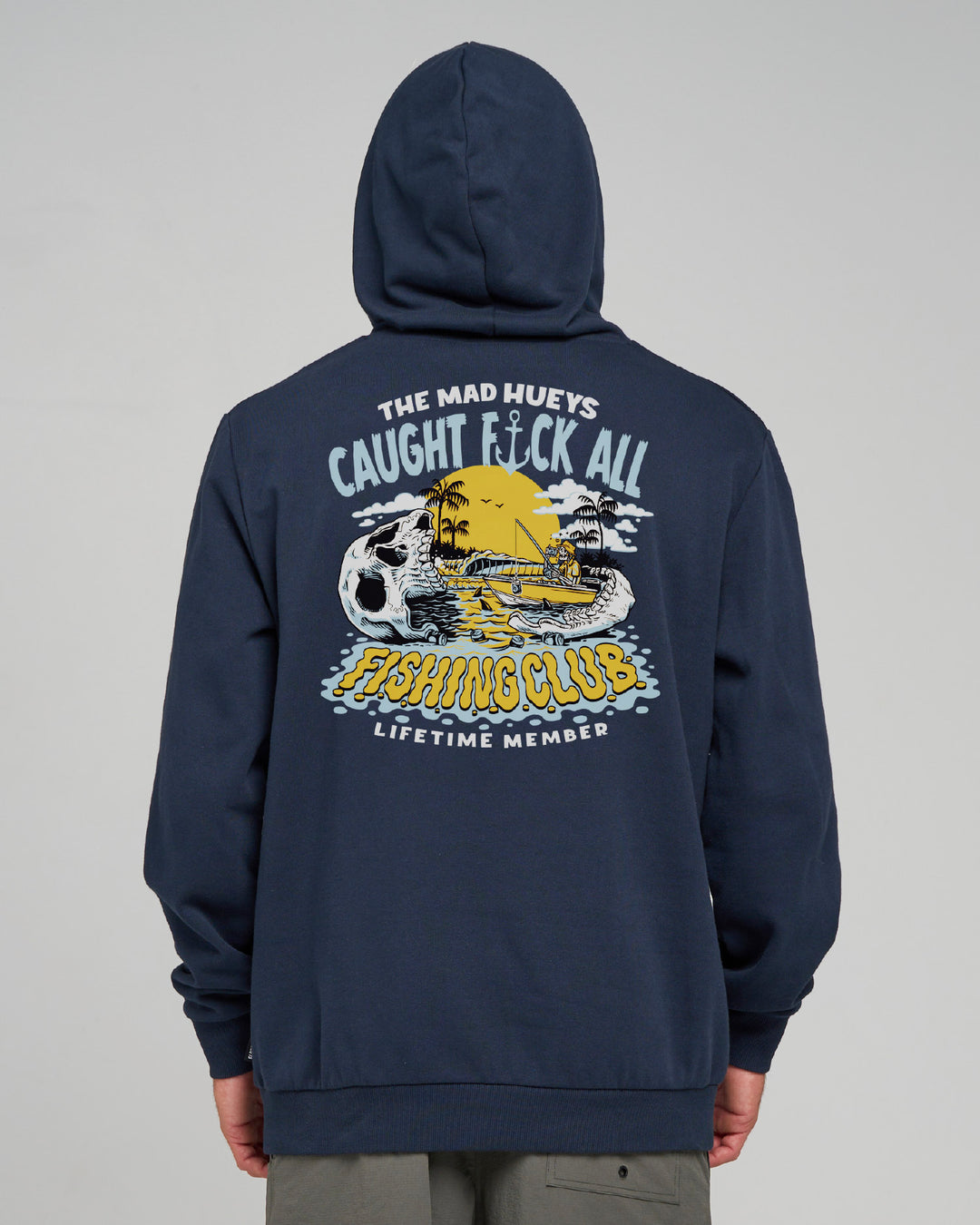 CAUGHT FK ALL JAW | PULLOVER - NAVY