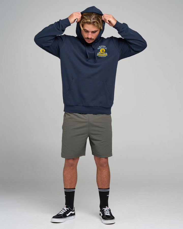 CAUGHT FK ALL JAW | PULLOVER - NAVY