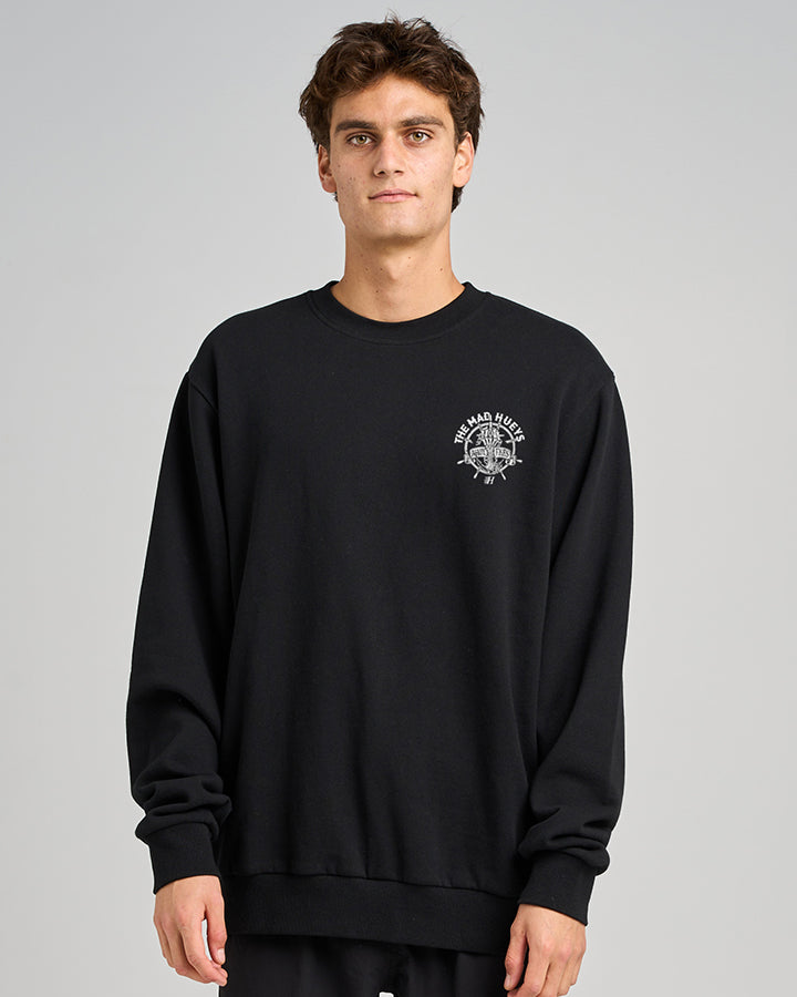 CHAIN FKRS | CREW - WASHED BLACK
