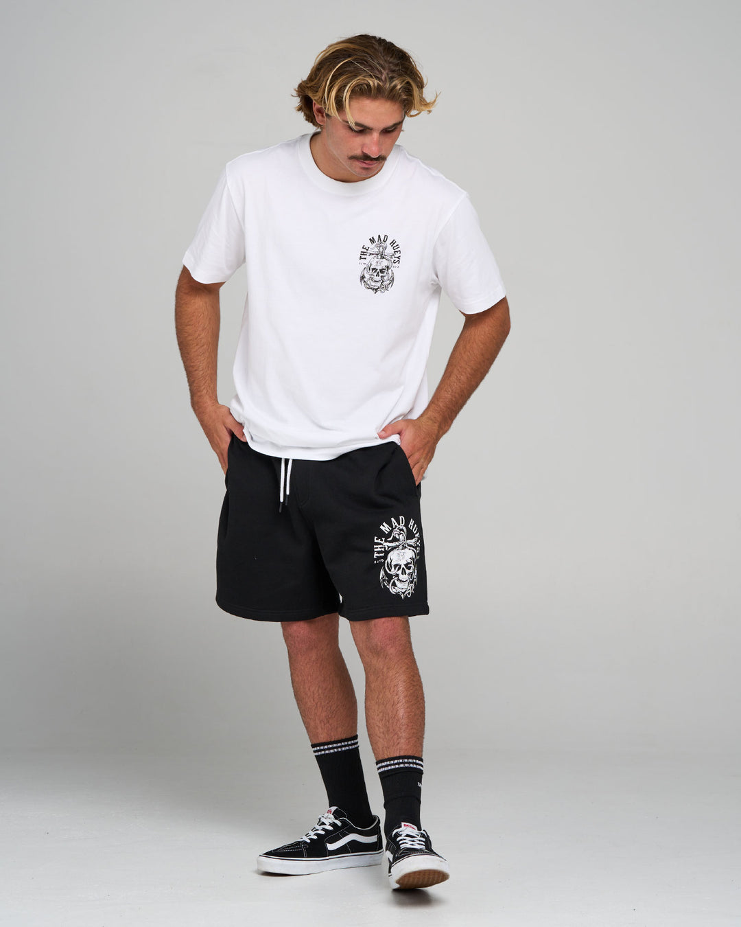 ROPE SKULL ANCHOR | TRACKSHORT - BLACK