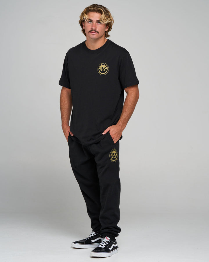H SERIES SPLIT | TRACKPANT - BLACK