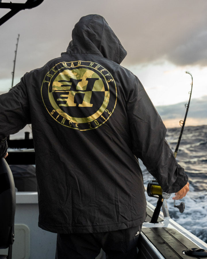 H SERIES SPLIT | SPRAY JACKET - BLACK