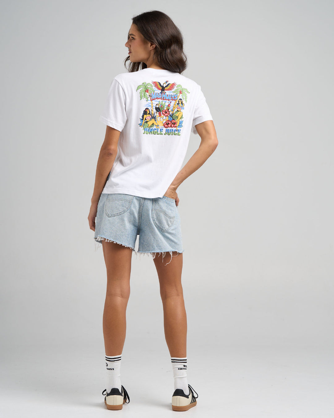 JUNGLE JUICE | WOMENS SS TEE - WHITE
