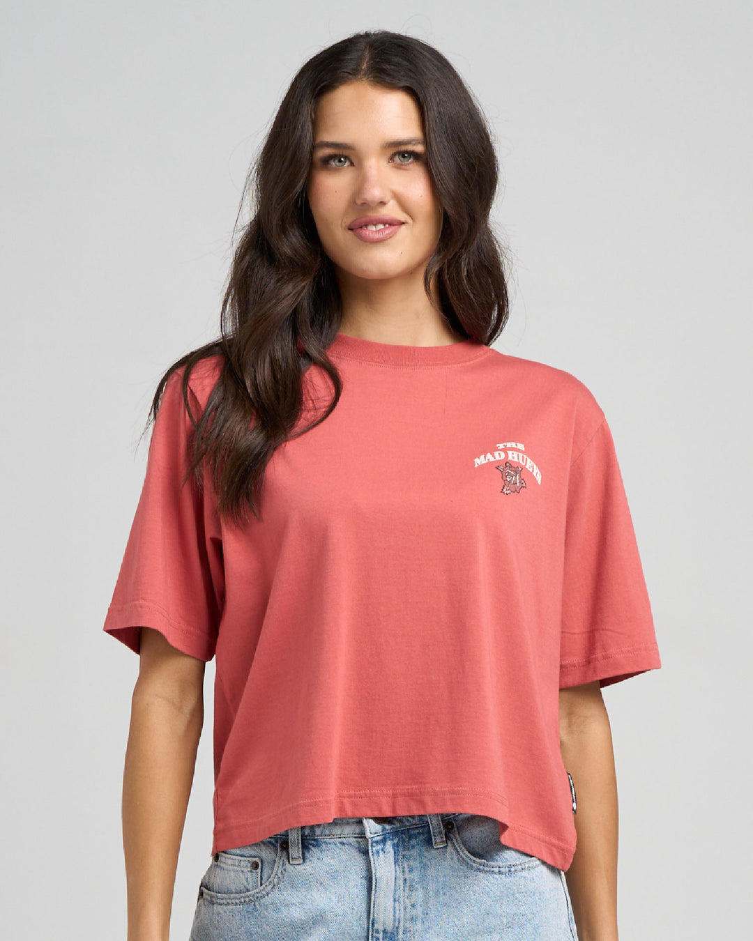 PIRATES LIFE | WOMENS BOXY TEE - DUSTY ROSE