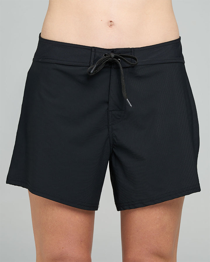 HUEYS | WOMENS BOARDSHORTS - BLACK