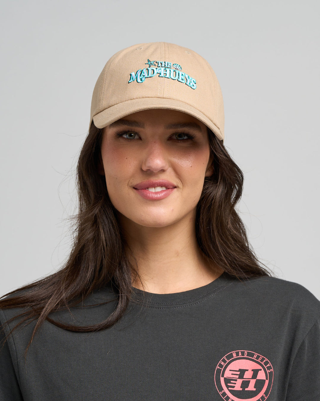MERMAIDS DRINK FREE | WOMENS UNSTRUCTURED CAP - TAN
