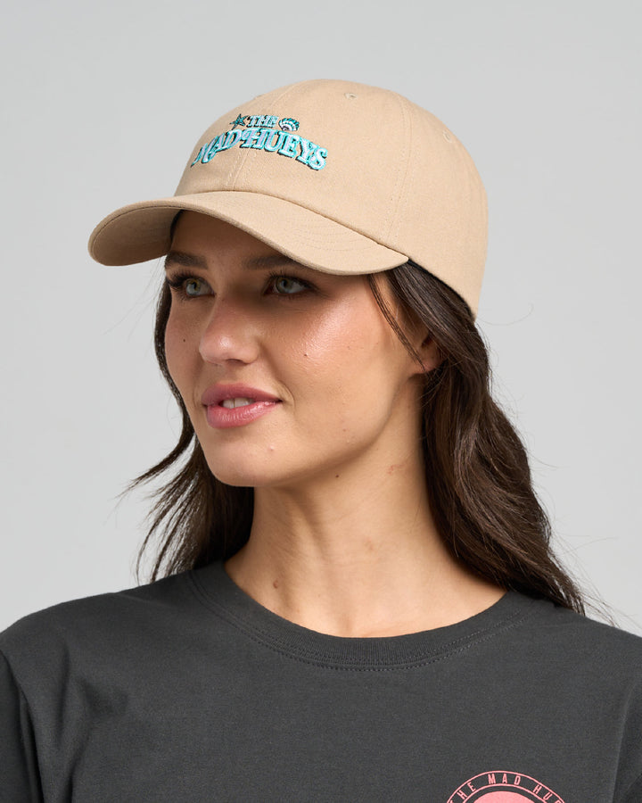 MERMAIDS DRINK FREE | WOMENS UNSTRUCTURED CAP - TAN