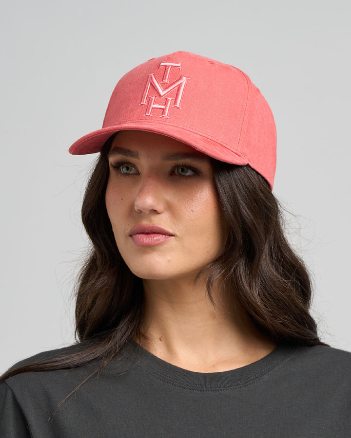 NEW HUEYS | WOMENS BASEBALL CAP - WASHED DUSTY ROSE