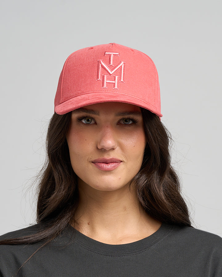 NEW HUEYS | WOMENS BASEBALL CAP - WASHED DUSTY ROSE