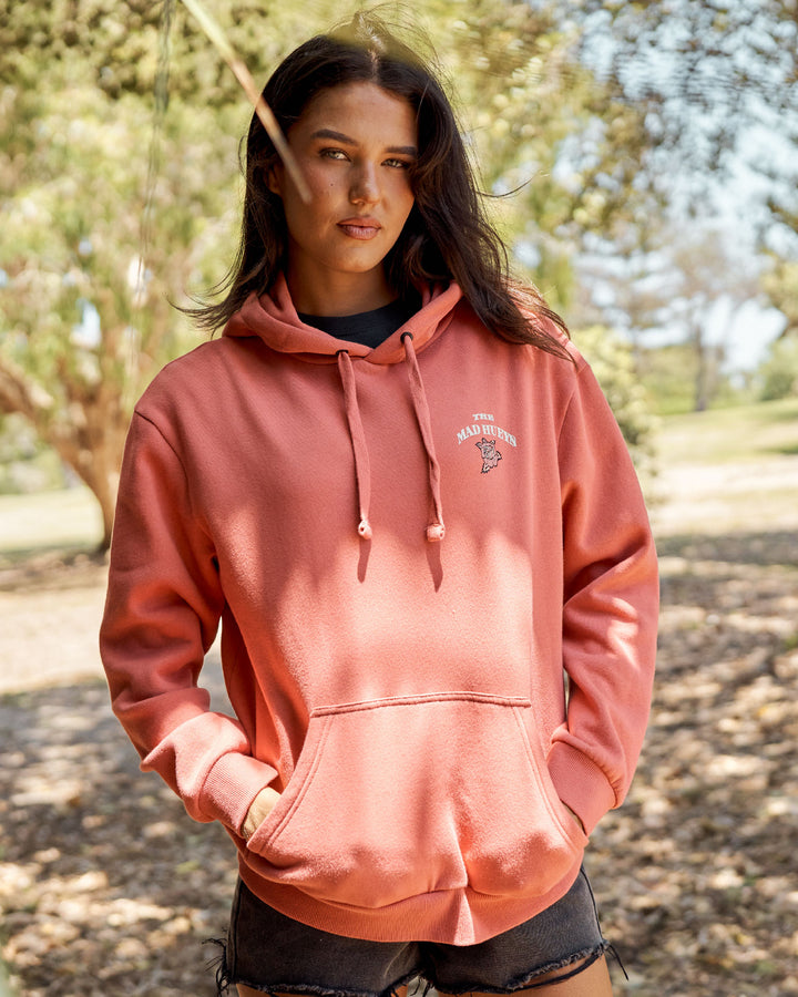 PIRATES LIFE | WOMENS HOODED PULLOVER - DUSTY ROSE