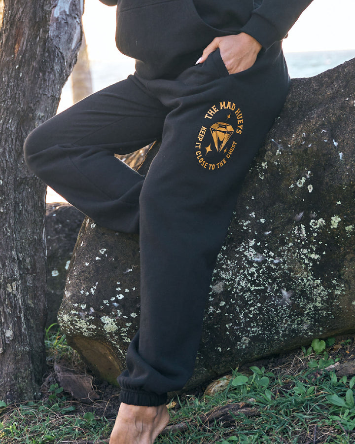 CLOSE CHEST | WOMENS TRACKPANT - BLACK