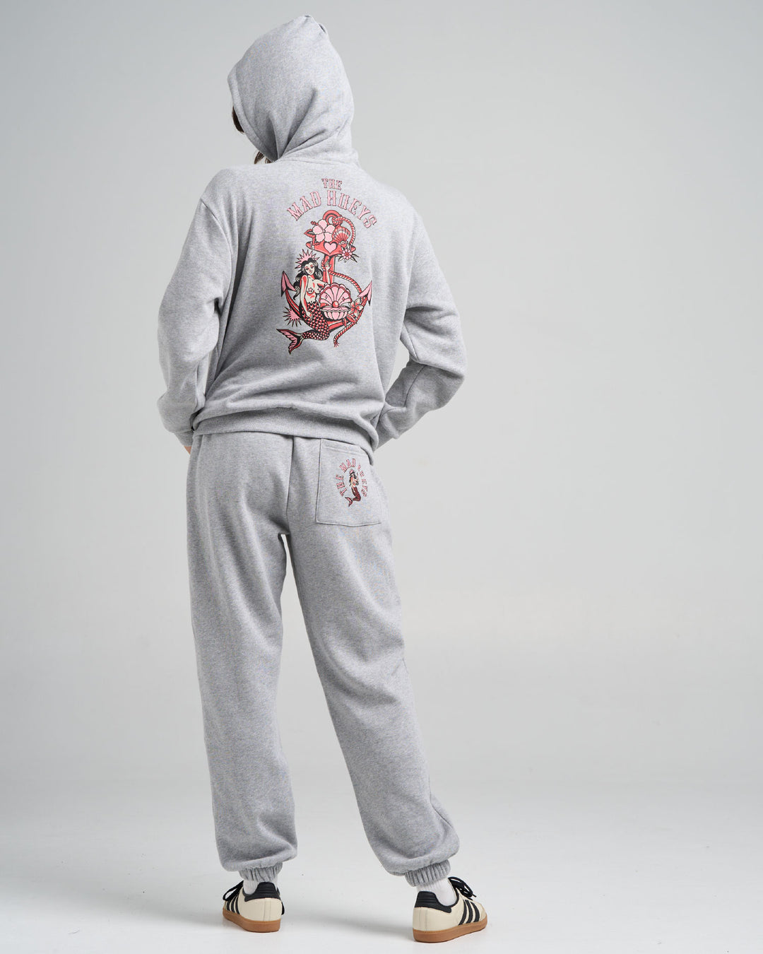 MERMAID ANCHOR | WOMENS TRACKPANT - GREY MARLE