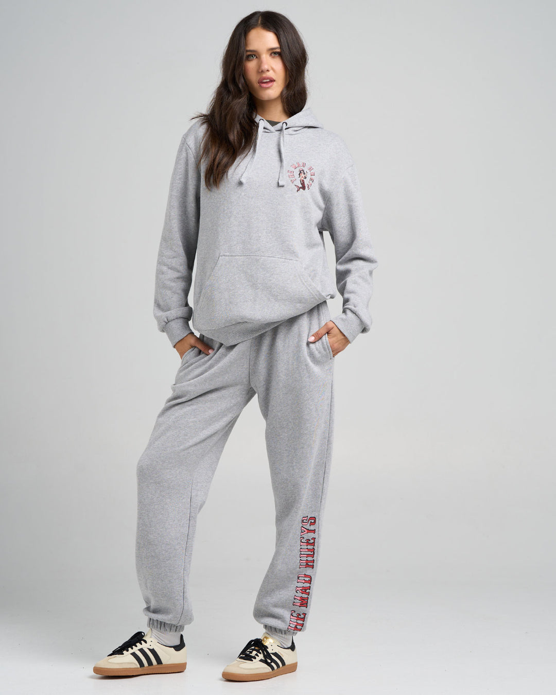 MERMAID ANCHOR | WOMENS TRACKPANT - GREY MARLE