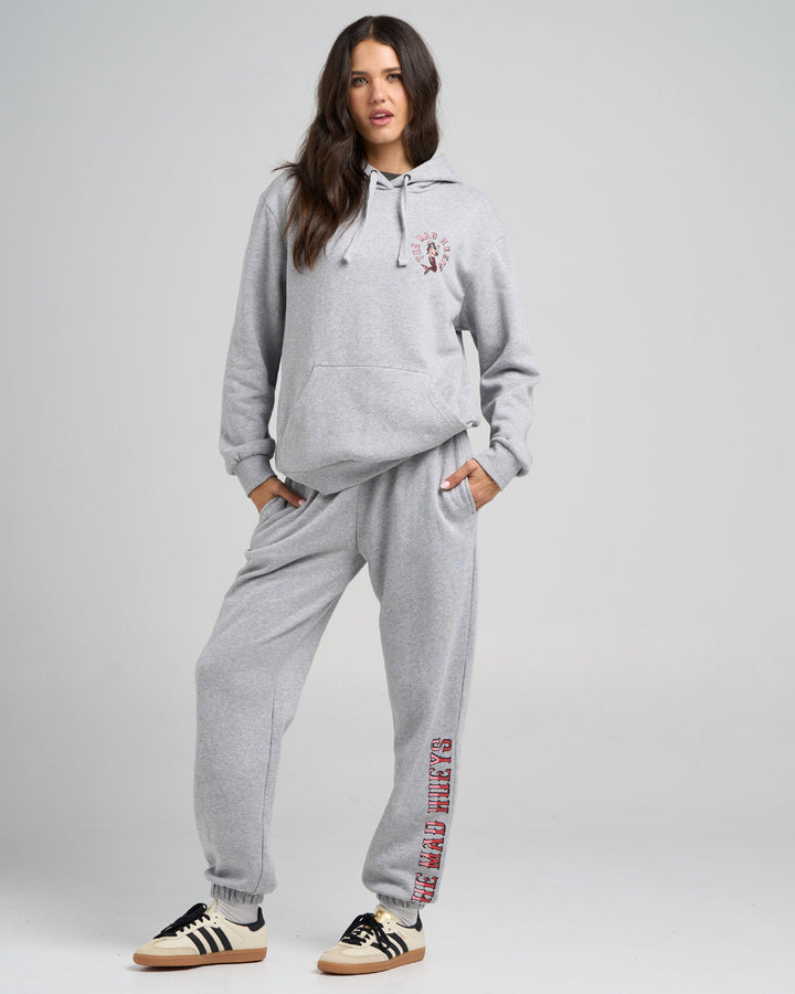 MERMAID ANCHOR | WOMENS TRACKPANT - GREY MARLE