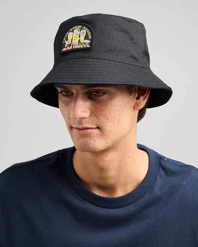 TRUE BREW | BUCKET HAT - BLACK