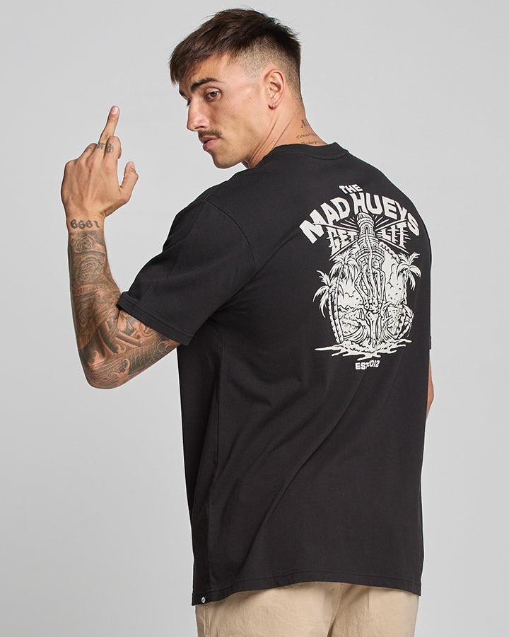 GET LIT | SS TEE - BLACK – The Mad Hueys