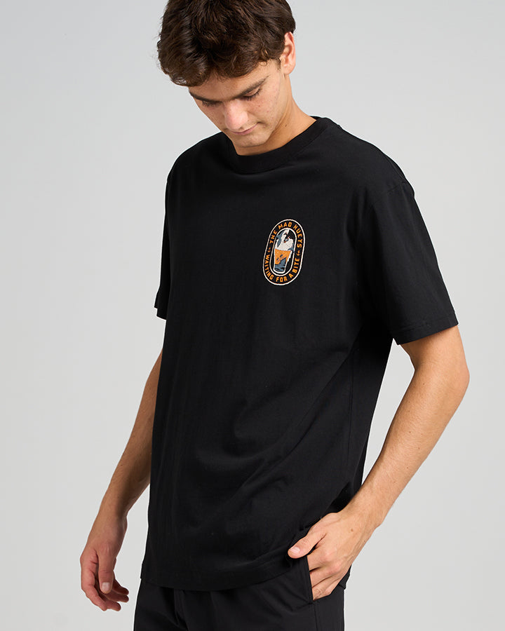 SHARK PARTY | SS TEE - BLACK