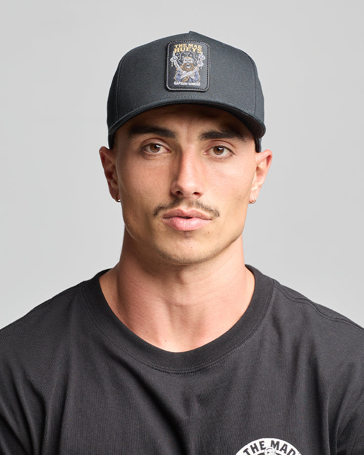 CAPTAIN COOKED | TWILL SNAPBACK - BLACK