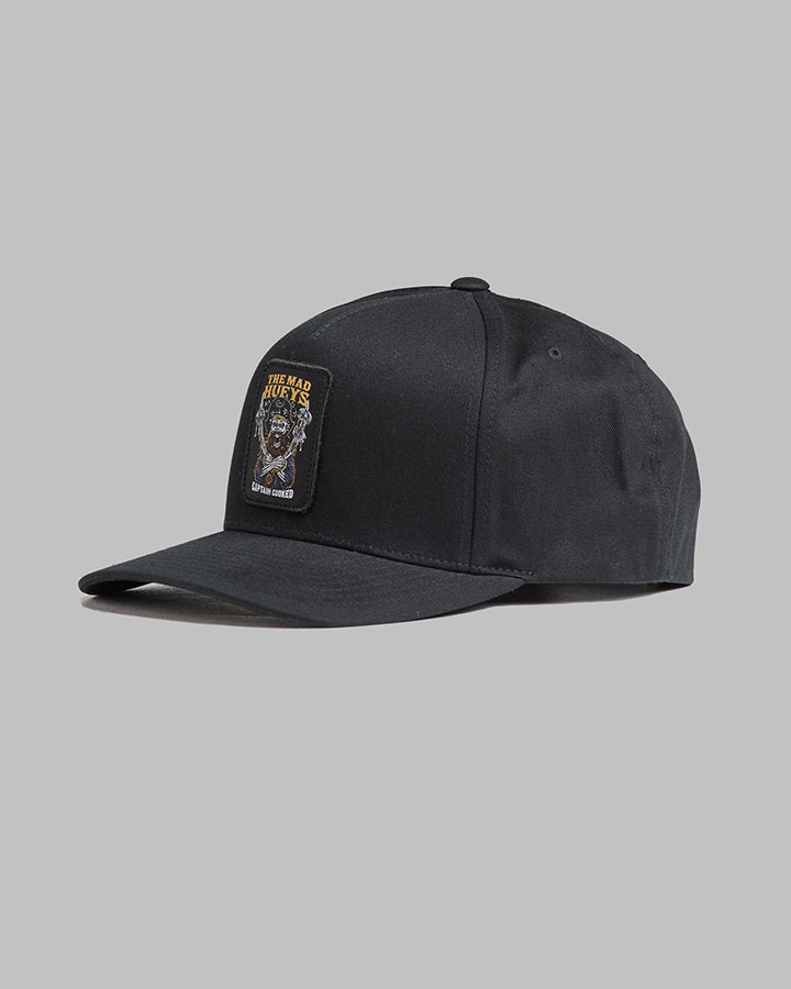 CAPTAIN COOKED | TWILL SNAPBACK - BLACK