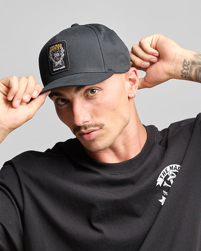 CAPTAIN COOKED | TWILL SNAPBACK - BLACK