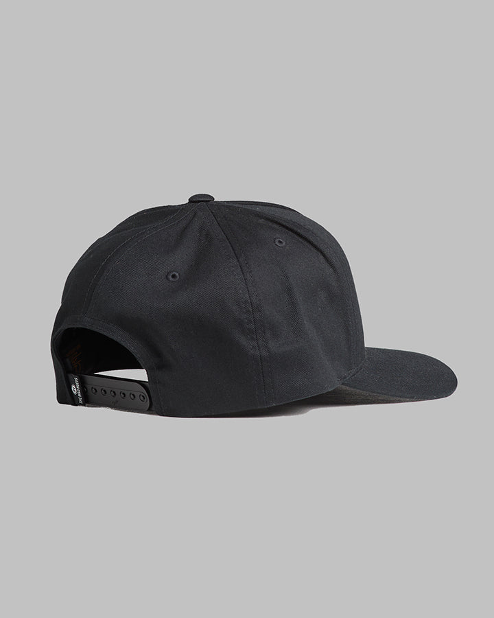 CAPTAIN COOKED | TWILL SNAPBACK - BLACK