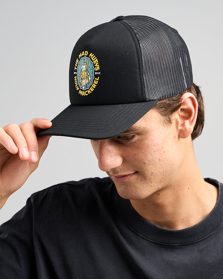 HOLY MACKEREL | FOAM TRUCKER - BLACK