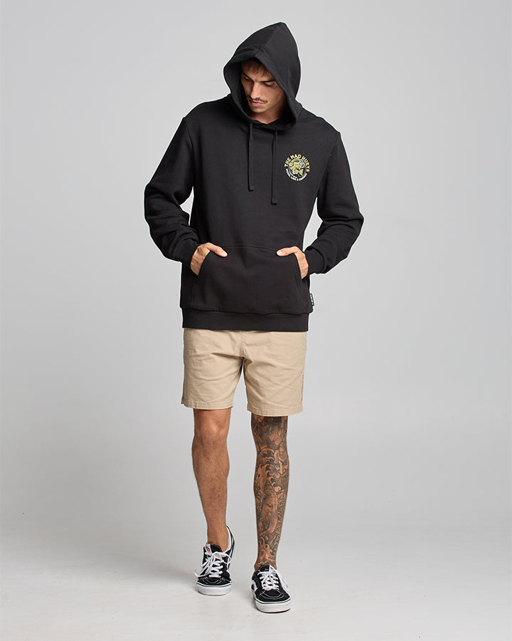 HOOK LINE &amp; DRINKER | PULLOVER - BLACK