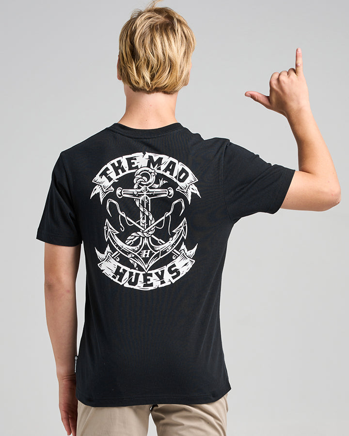 DROP ANCHOR | YOUTH SS TEE - BLACK