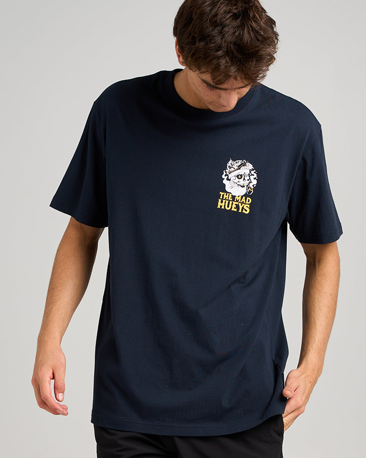 SHIP FOR BRAINS | SS TEE - NAVY
