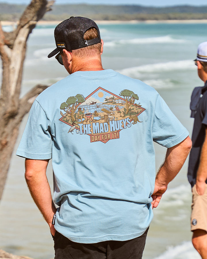 DAY FOR IT | SS TEE - STEEL BLUE