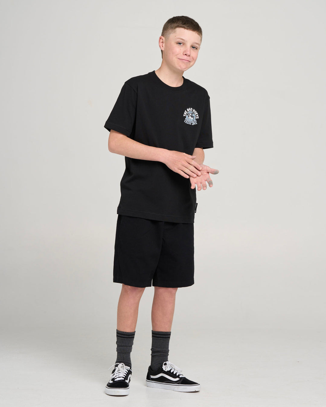 FROST BITE | YOUTH SS TEE - BLACK