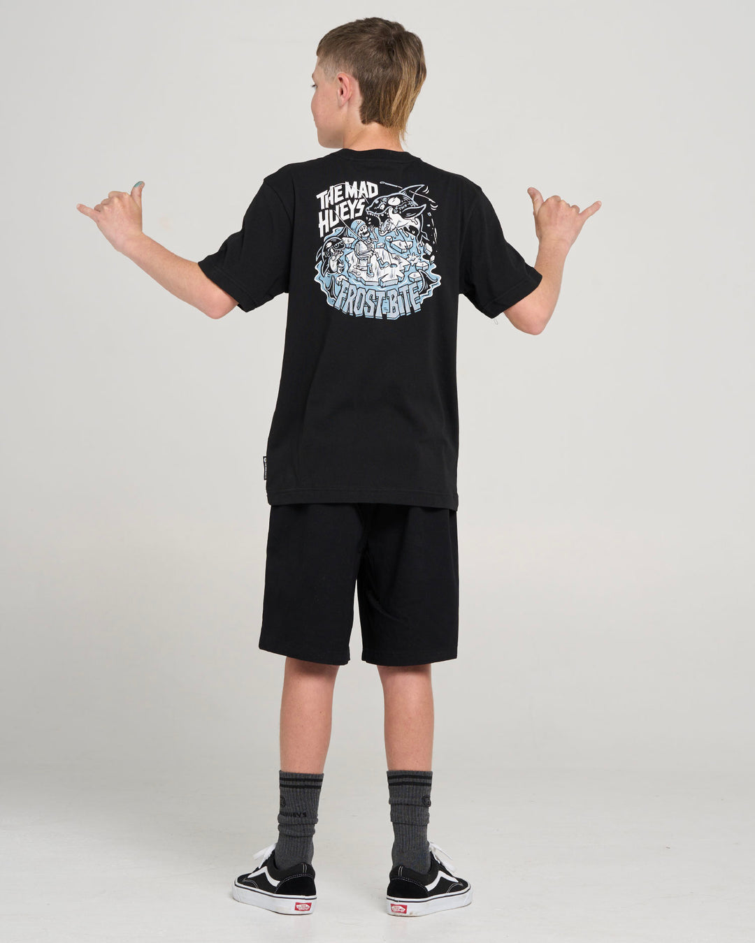 FROST BITE | YOUTH SS TEE - BLACK