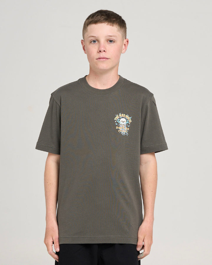 DONT BE JELLY | YOUTH SS TEE - CHARCOAL