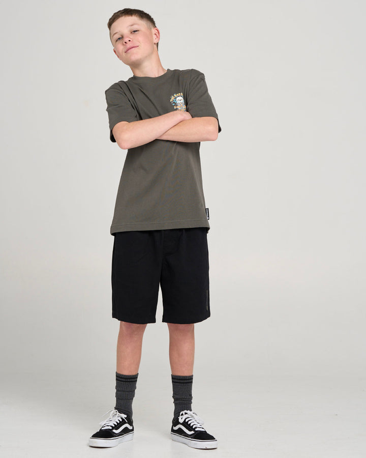 DONT BE JELLY | YOUTH SS TEE - CHARCOAL