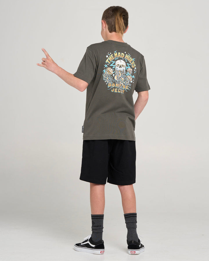 DONT BE JELLY | YOUTH SS TEE - CHARCOAL