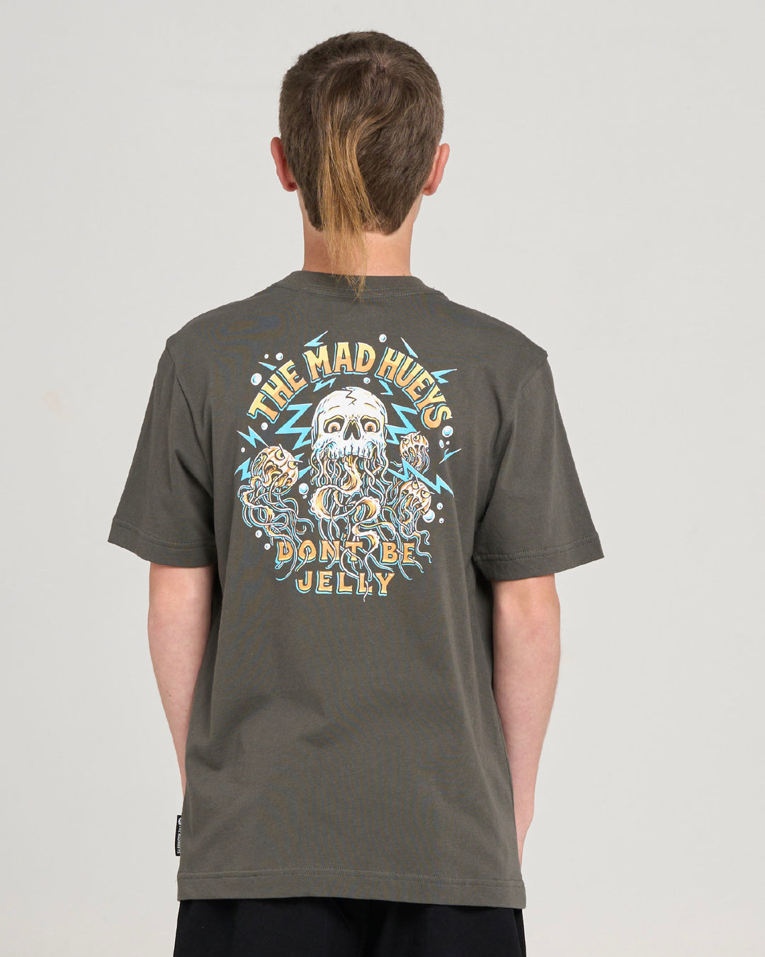 DONT BE JELLY | YOUTH SS TEE - CHARCOAL